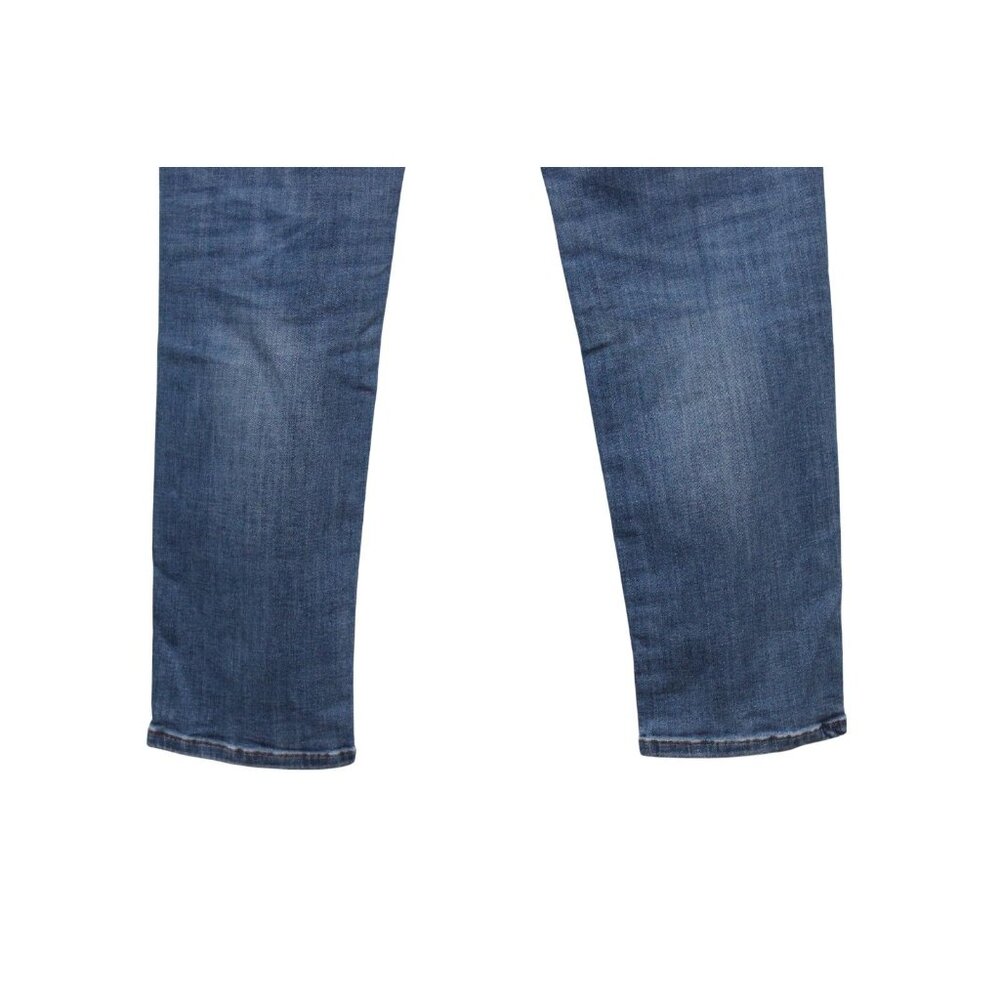 J Jill Jeans Size 12 Boyfriend Straight Leg Ankle Blue Stretch Denim Preppy - Picture 10 of 12